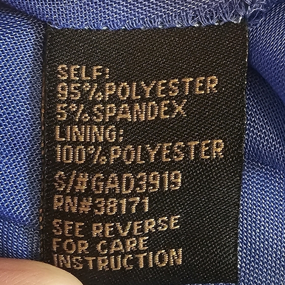 Hive & Honey Blue Mini Dress Adjustable Strap Embroidered Floral Size M Medium - Picture 11 of 12